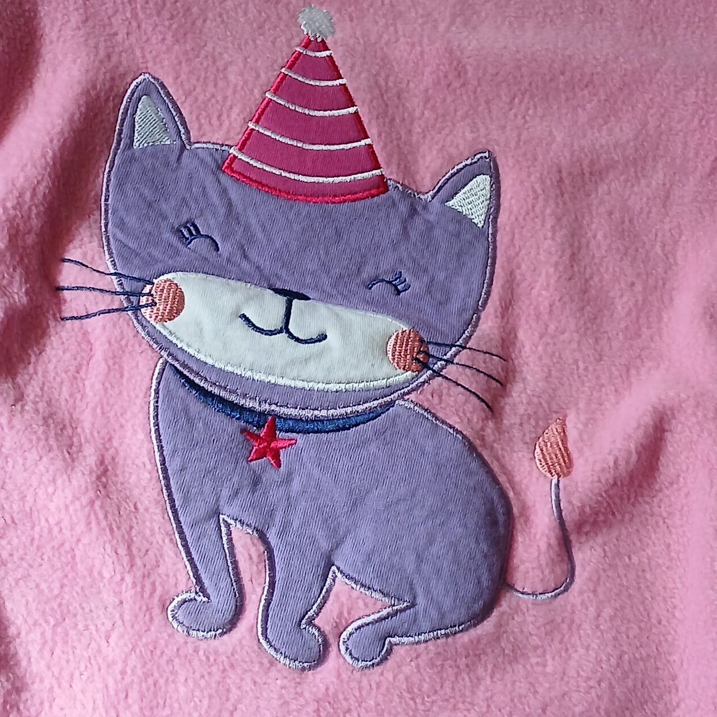 Warm Winter Pyjama  Cat Design Size 3-6y