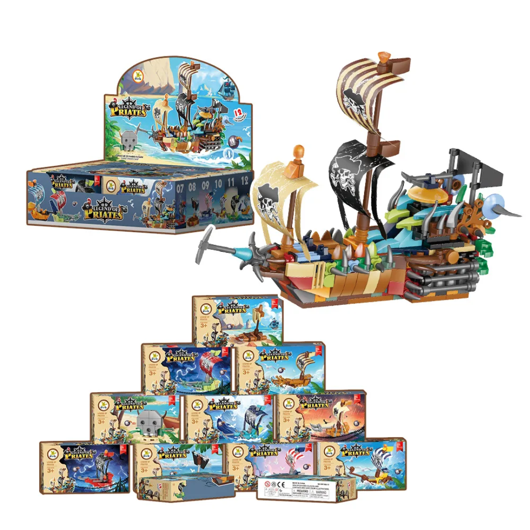 Building Blocks Legend Of Pirate 12in1 | Full Box | 4+