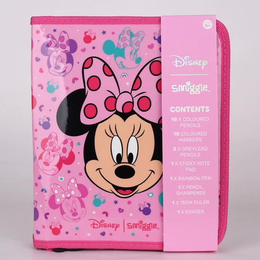 Smiggle Stationery Kit Minnie Mouse Design