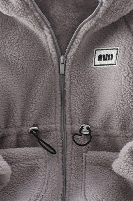 Kids Cozy Teddy Fleece Hooded Zip Jacket – 4 Colors | Size 3-14y