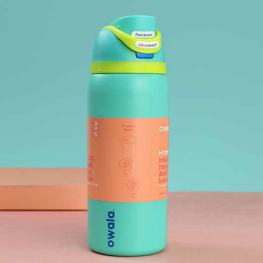 Owala Bottle Stainless Steel Free Sip Leak-proof Green&Yellow 710-950ml