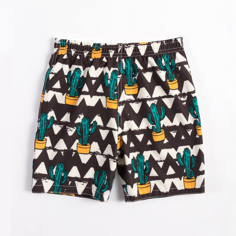 Boys Double-Layer Swim Shorts – Trendy Summer Style | 3–10Y