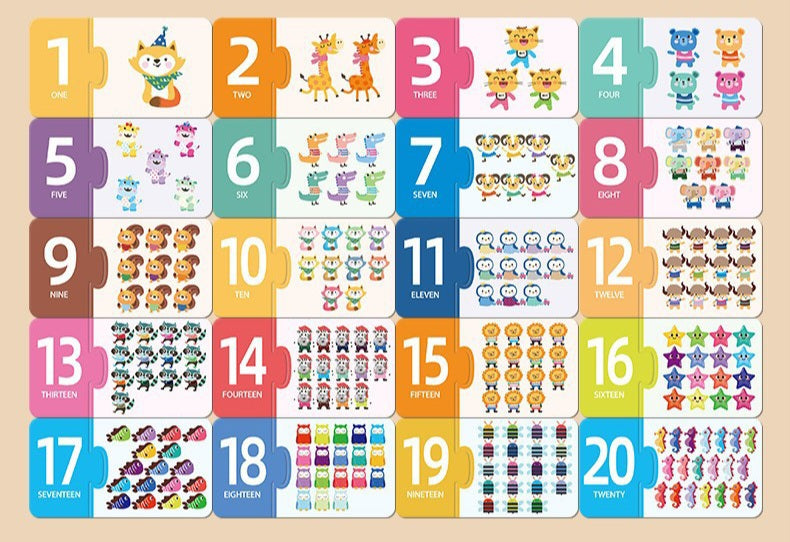 Kids Matching Puzzle Game – Letters or Numbers | 3+ | Size 17×18×4cm