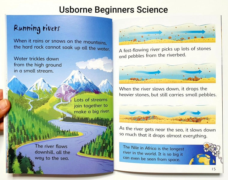 Usborne Beginners Science Collection 10 Books | Soft Or Hard Cover | 4+