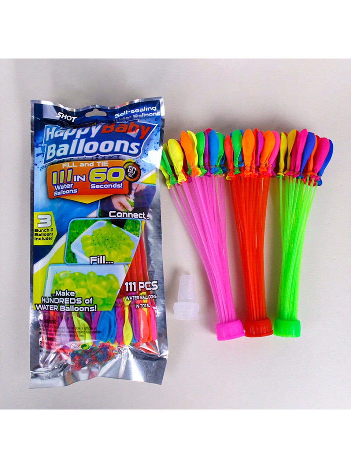 Fill And Tie 111 Water Balloons In 60 Sec