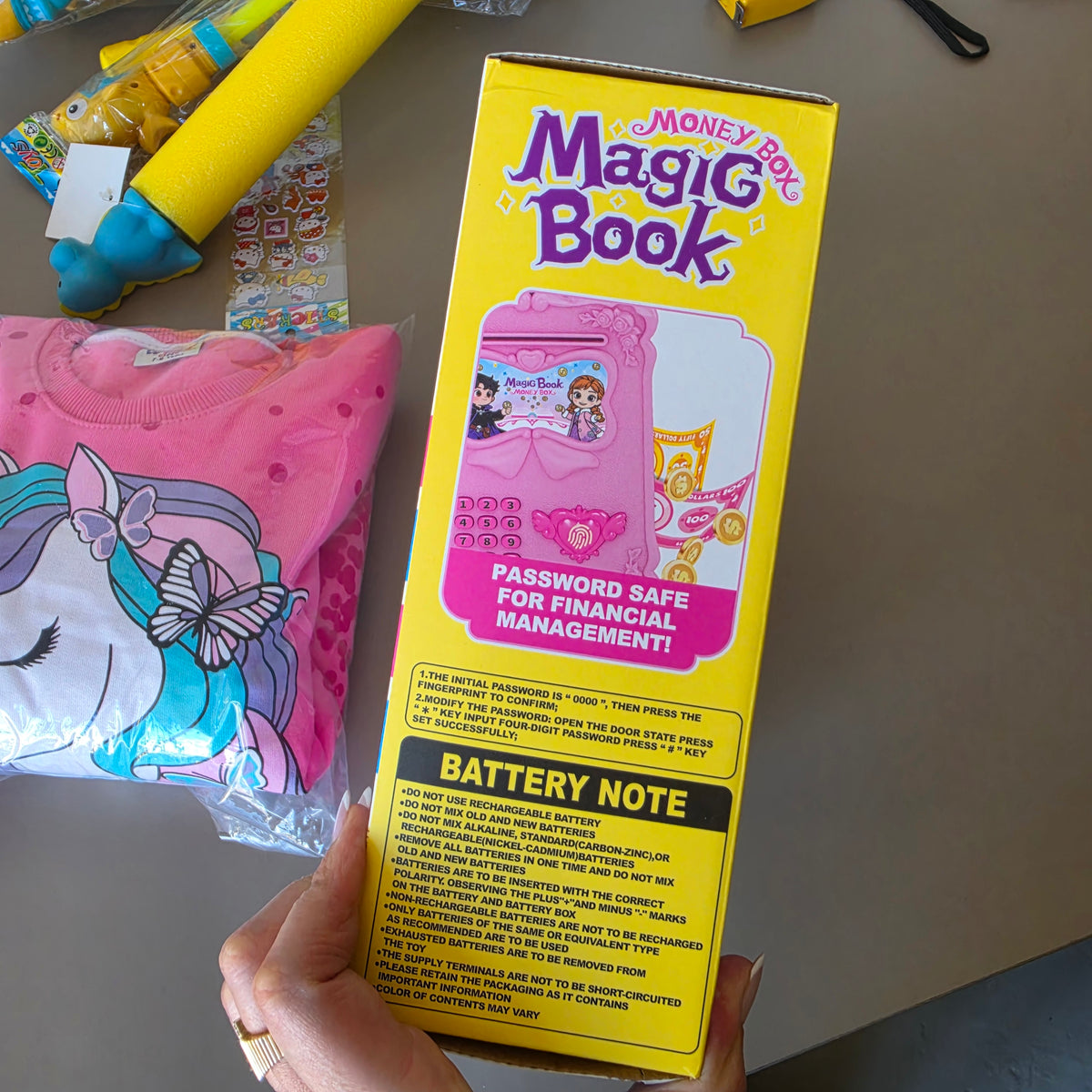 Magic Book Electronic Money Box – Stitch Design | 3+