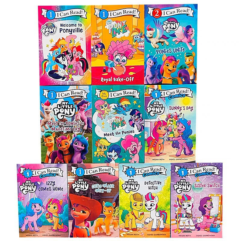 I Can Read Series «My Little Pony» English Graded Reading - 10 Picture Book | Soft Cover | 4+