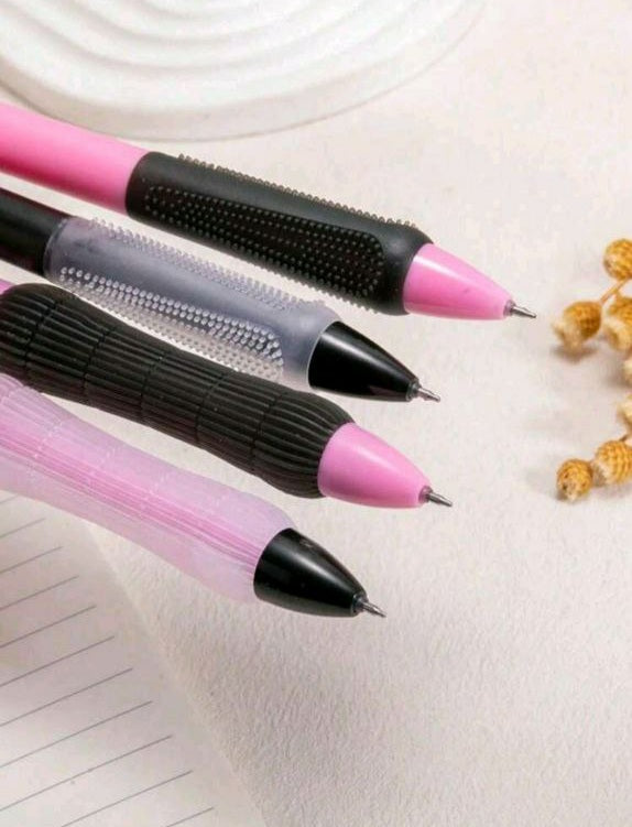 Heart Design Pen Pack Of 4 Pcs 0.5mm