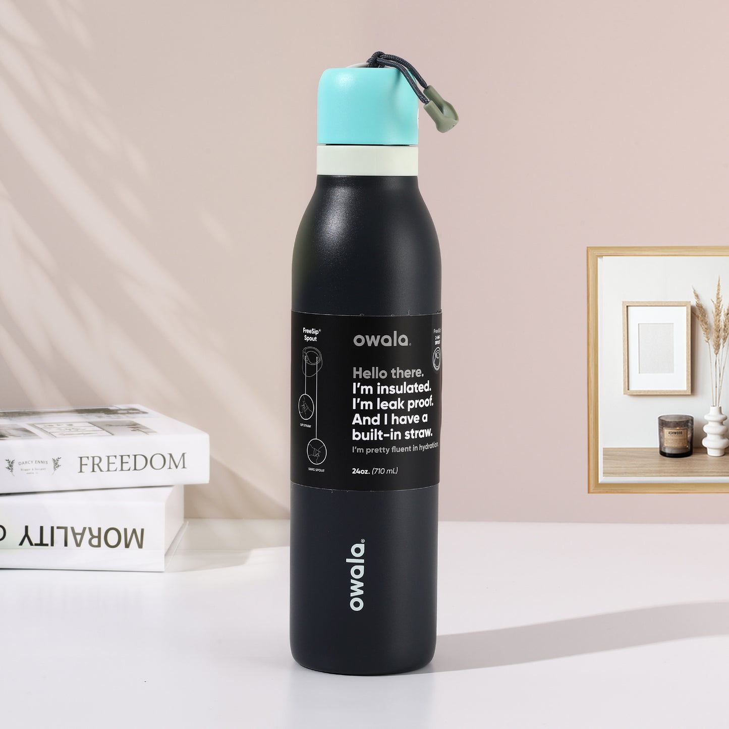 Owala Bottle Stainless Steel - FreeSip | Leak-proof | Twist | 710ml