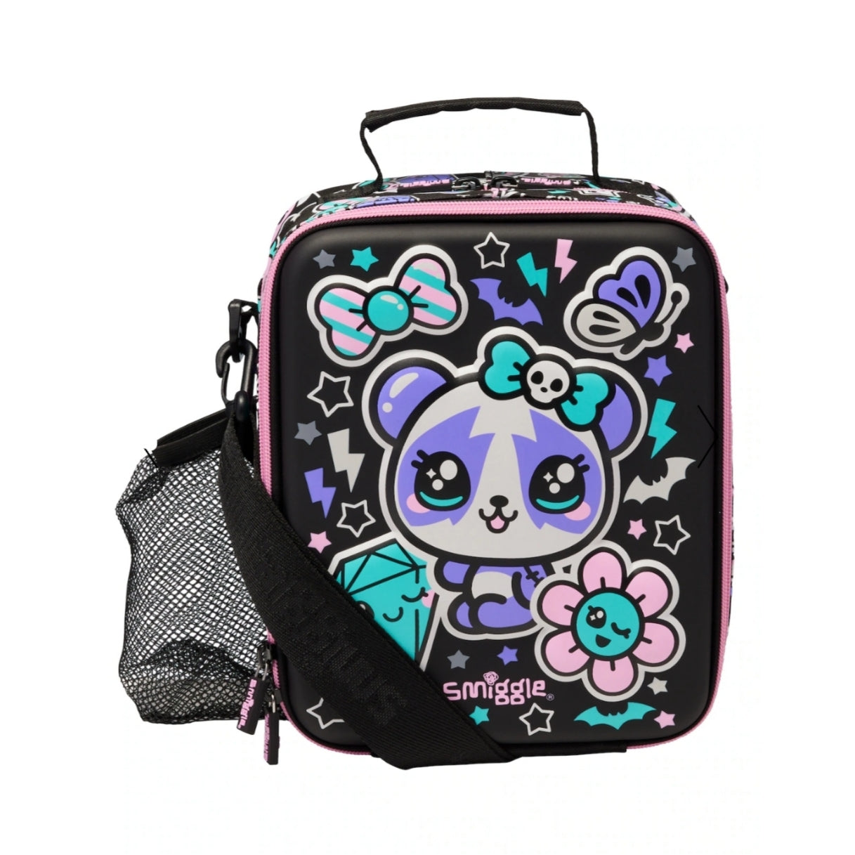 Smiggle lunch Bag - Hardtop | Star Flower | 24×18.5×12cm