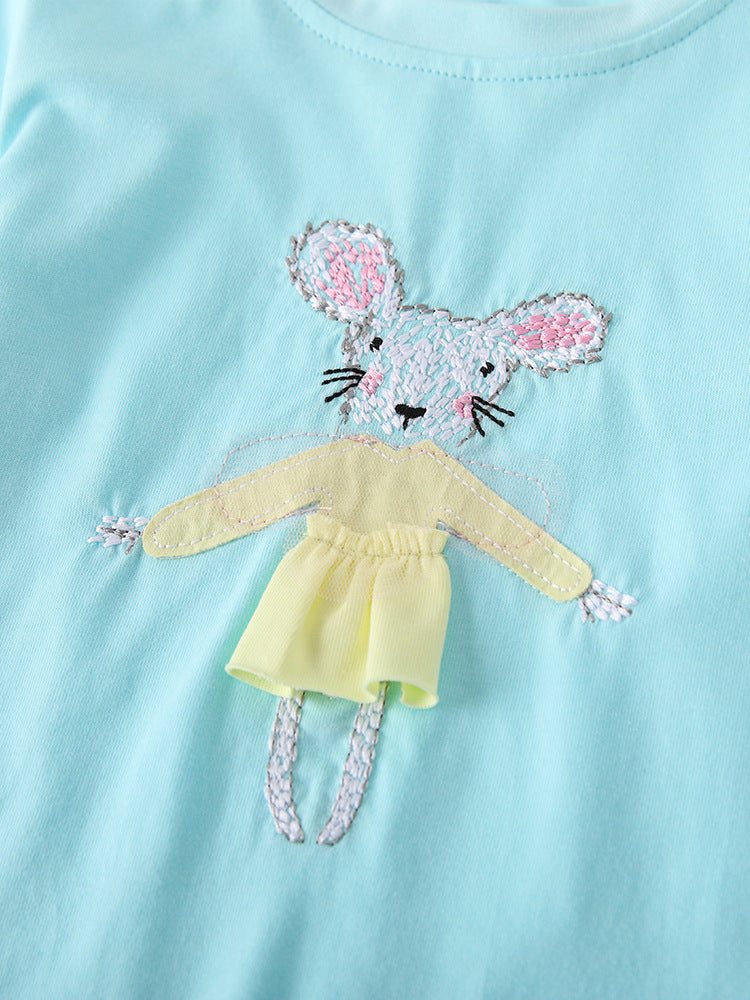 Pyjama Cotton Mouse Design Size 3-10y