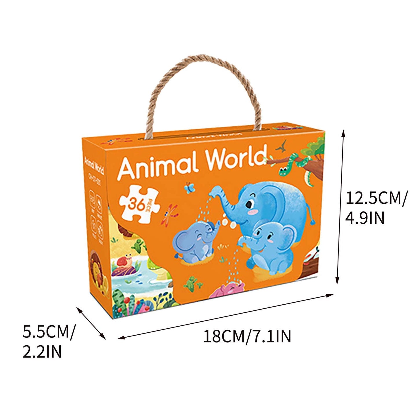 Kids 36-Piece Educational Jigsaw Puzzle | 3+