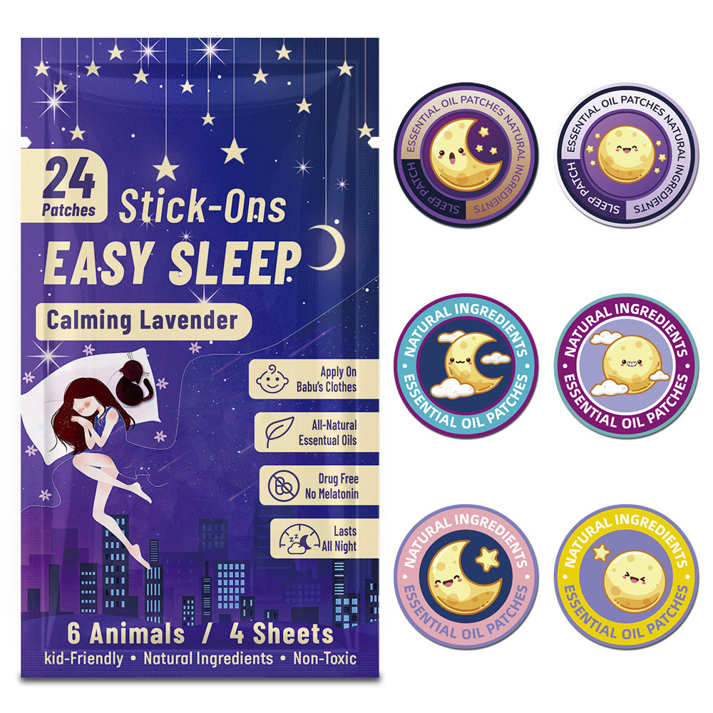 Sleep Support Patches Easy Sleep Calming Lavender 24 Pcs
