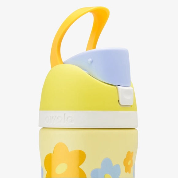 Owala Bottle Stainless Steel Free Sip Leak-proof Yellow Flower 710ml