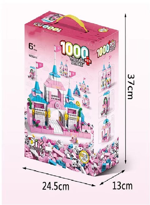 Disney Castle Building Blocks Set (6 in 1) |  1000pcs | 6+