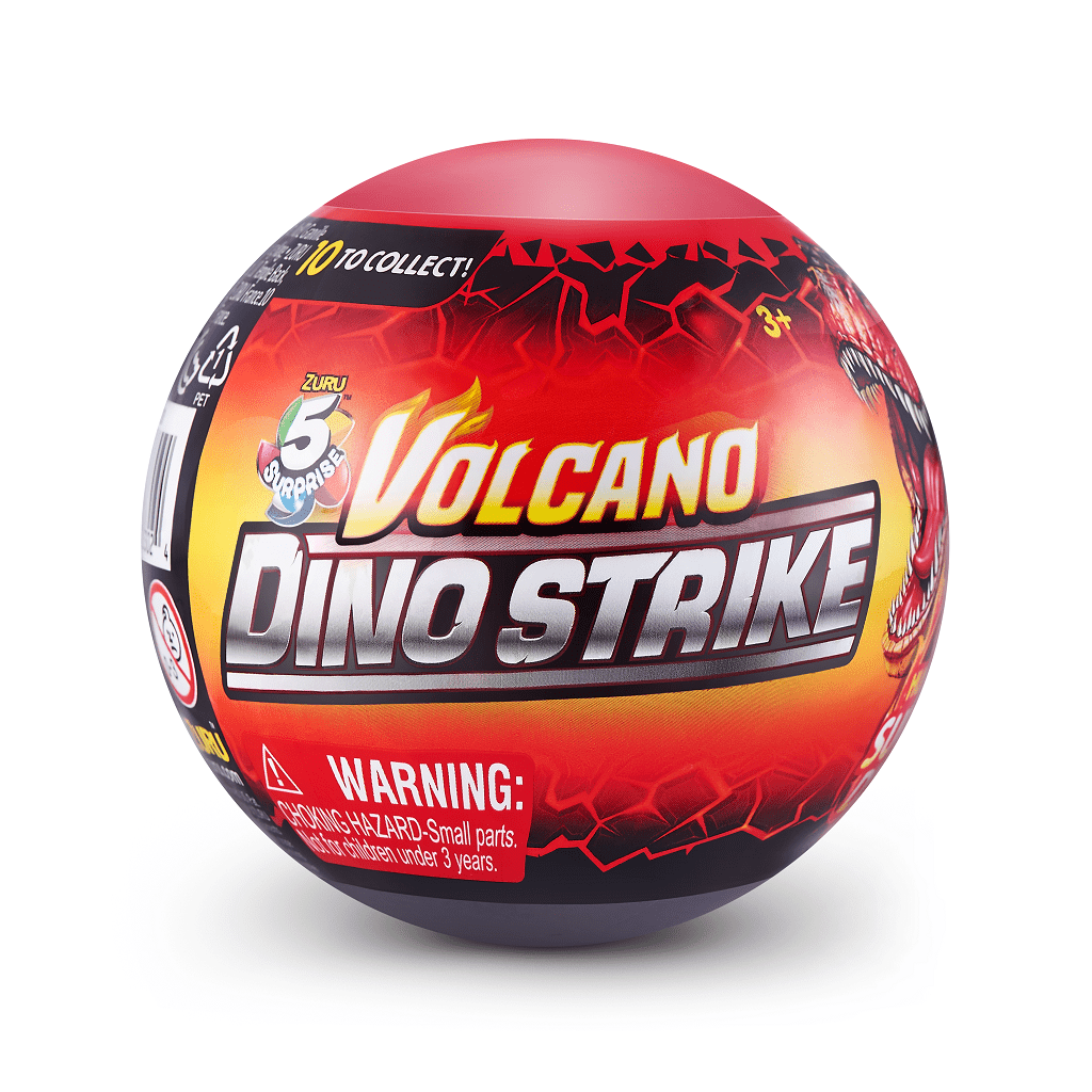 Volcano Dino Strike Ball 5 Suprise | 3+