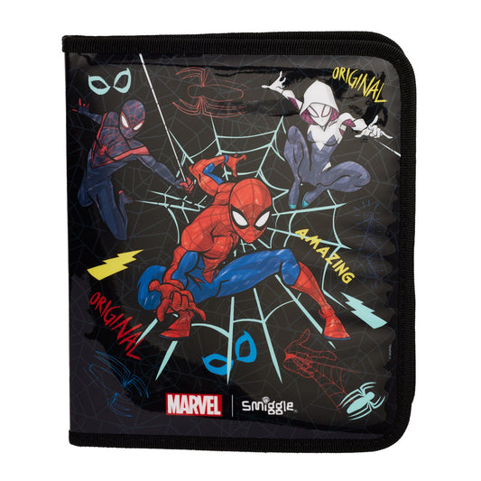 Smiggle Stationery Kit Zip It Pencil Case Spider Man Design