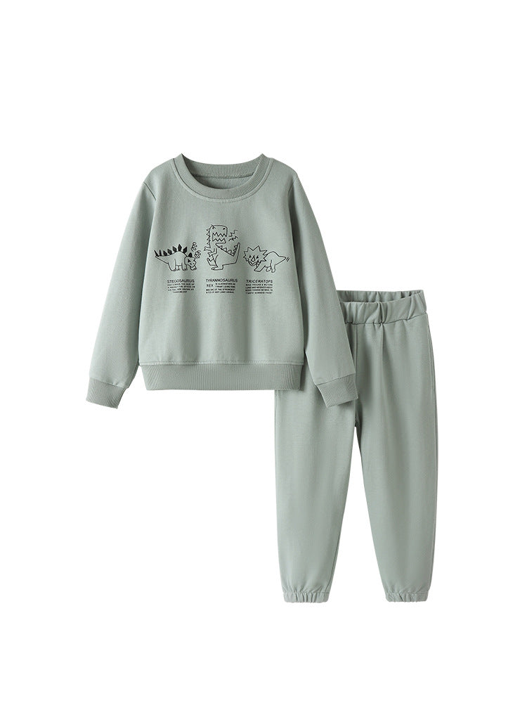 Outfit Cotton  Dinosaurs Design Size 4-10y