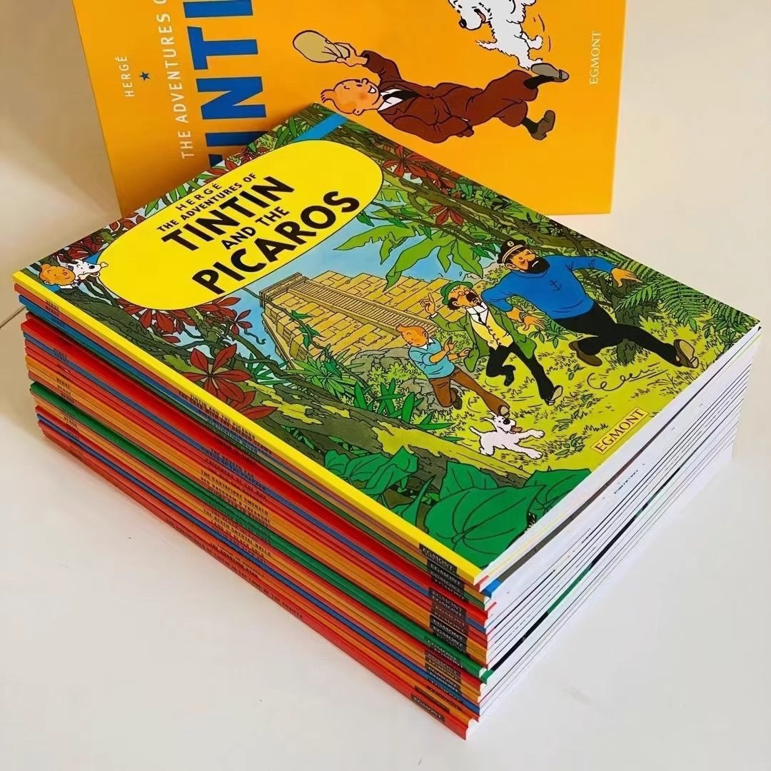 The Adventures Of TINTIN - 23 Books Set A4 | Soft Cover | 7+