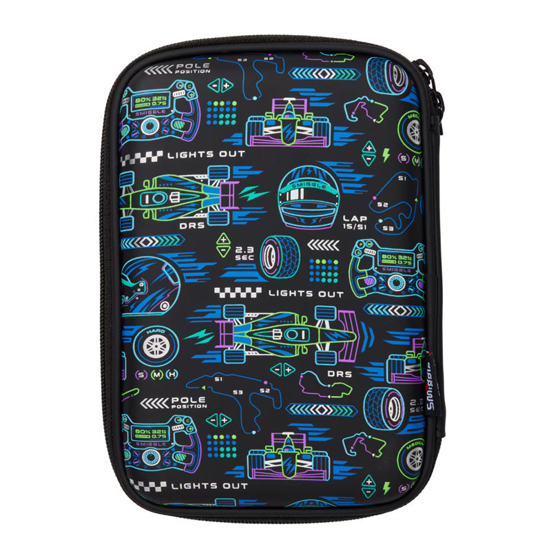 Smiggle Pencil Case | Hardtop | Accelerate Car | 16.5×22×4.5cm
