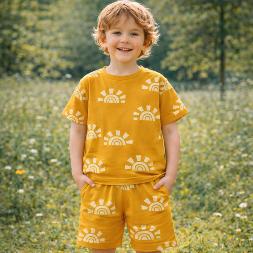 Boys Cotton Sun – Soft Summer Outfit (5–10Y)
