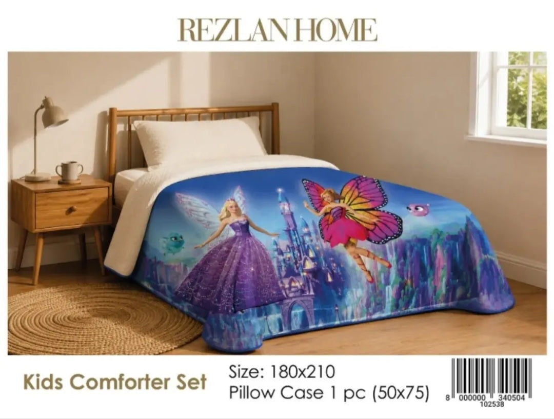 Kids Comfort Set - Cover Bed & Pillow Case | 180×120cm