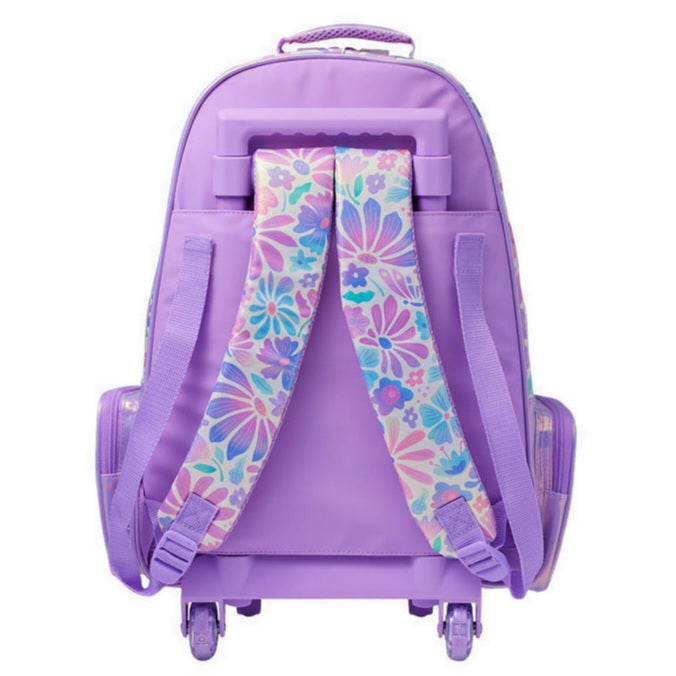 Smiggle Backpack | Light Up Wheels | Bloom Flowers
