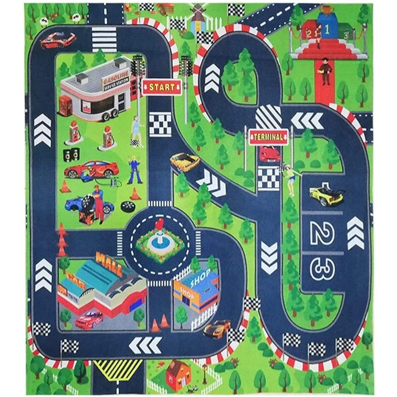 My Dream Mat Kids Carpet With Cars 80×70cm