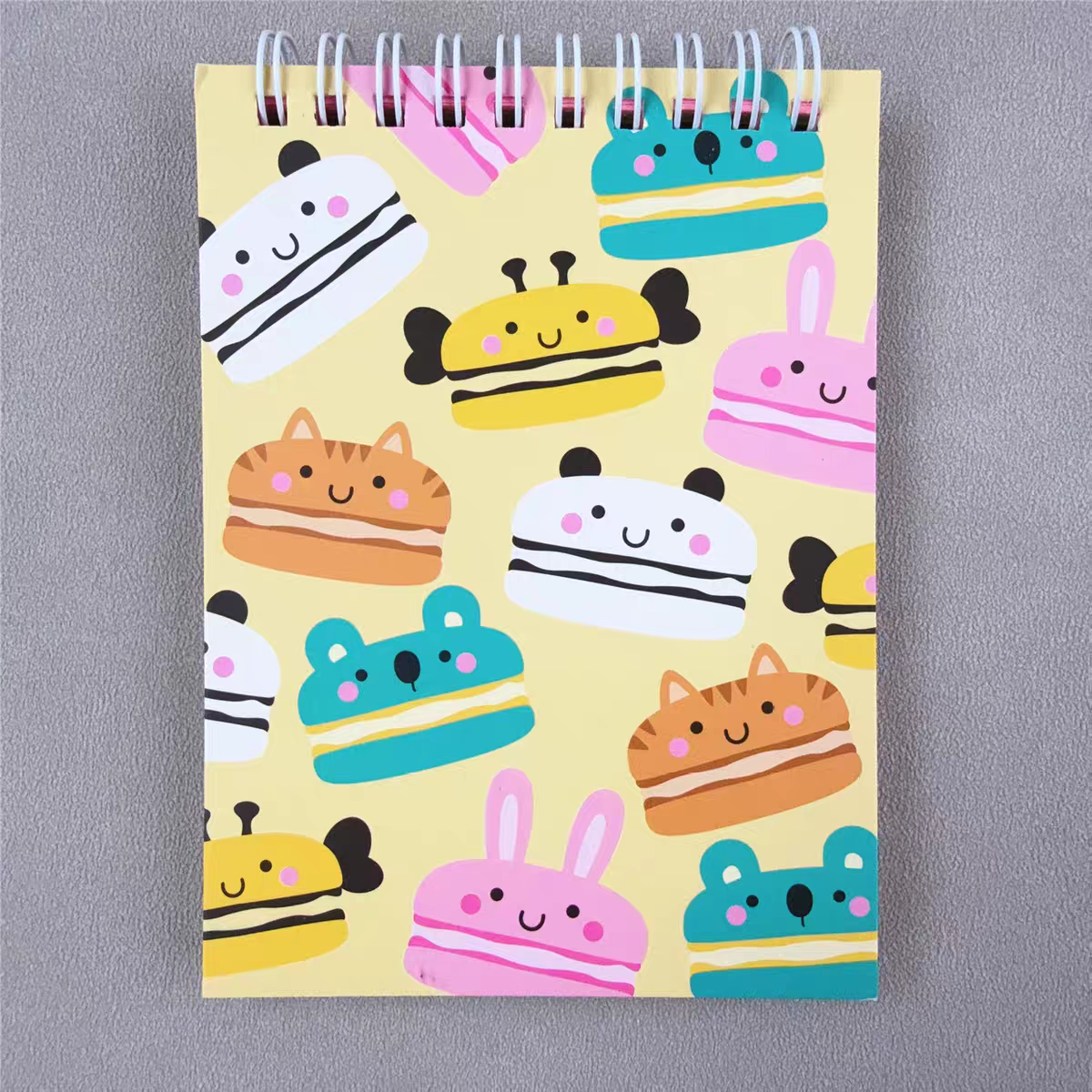 Colorful Mini Memo Pad with Fun Cartoon Designs Notebook A6