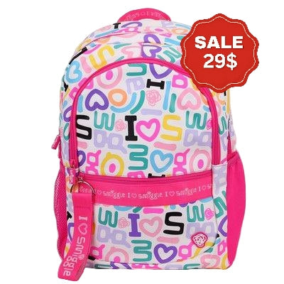Smiggle Backpack Letter | (G1-G3) | 42cm