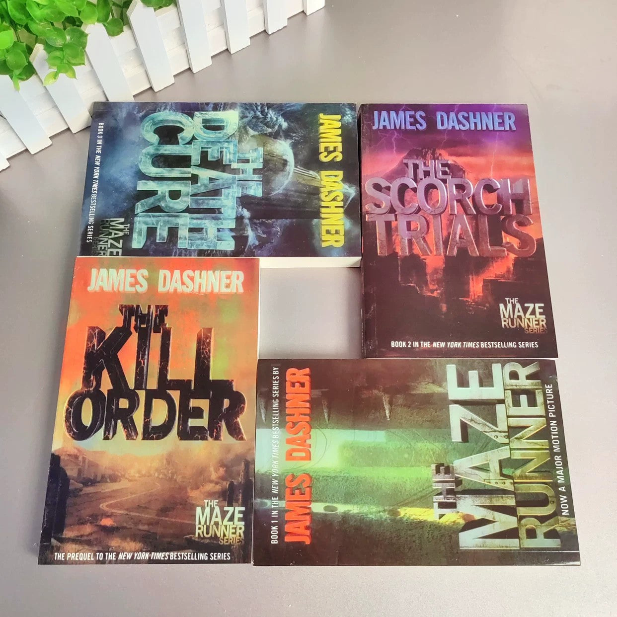 The Maze Runner Series Books By James Dashner 4 Vooks
