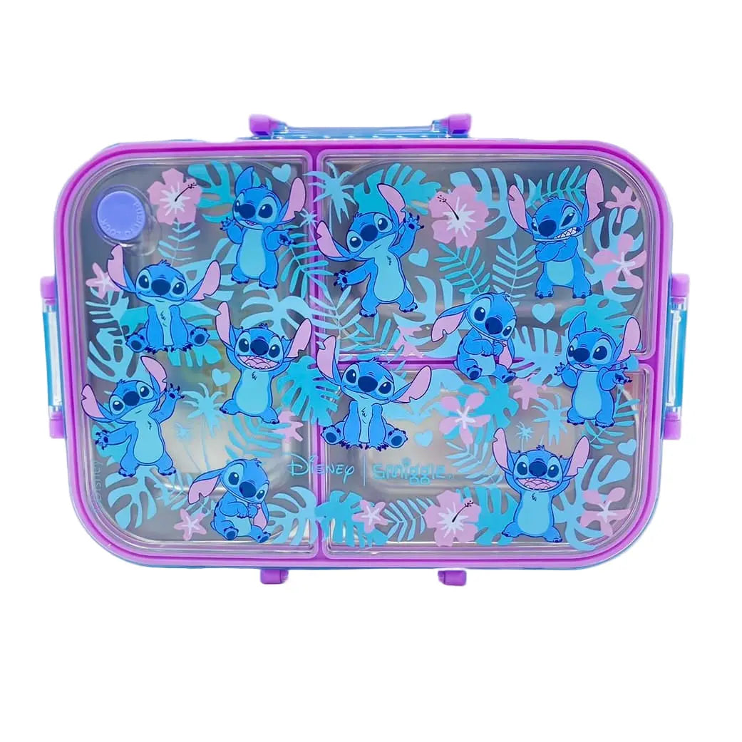 🧊Smiggle Stitch Lunch Box | Stainless Steel | 23x17x6.5cm