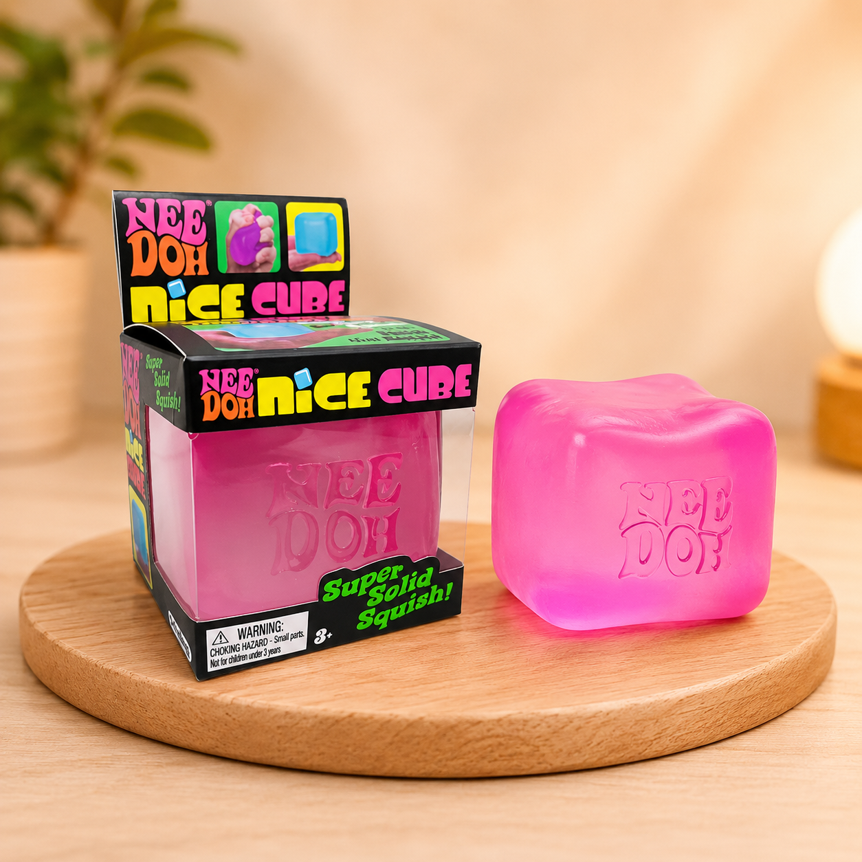 NeeDoh Nice Cube Squishy Sensory Toy | Stress Relief Fidget Cube | 3+