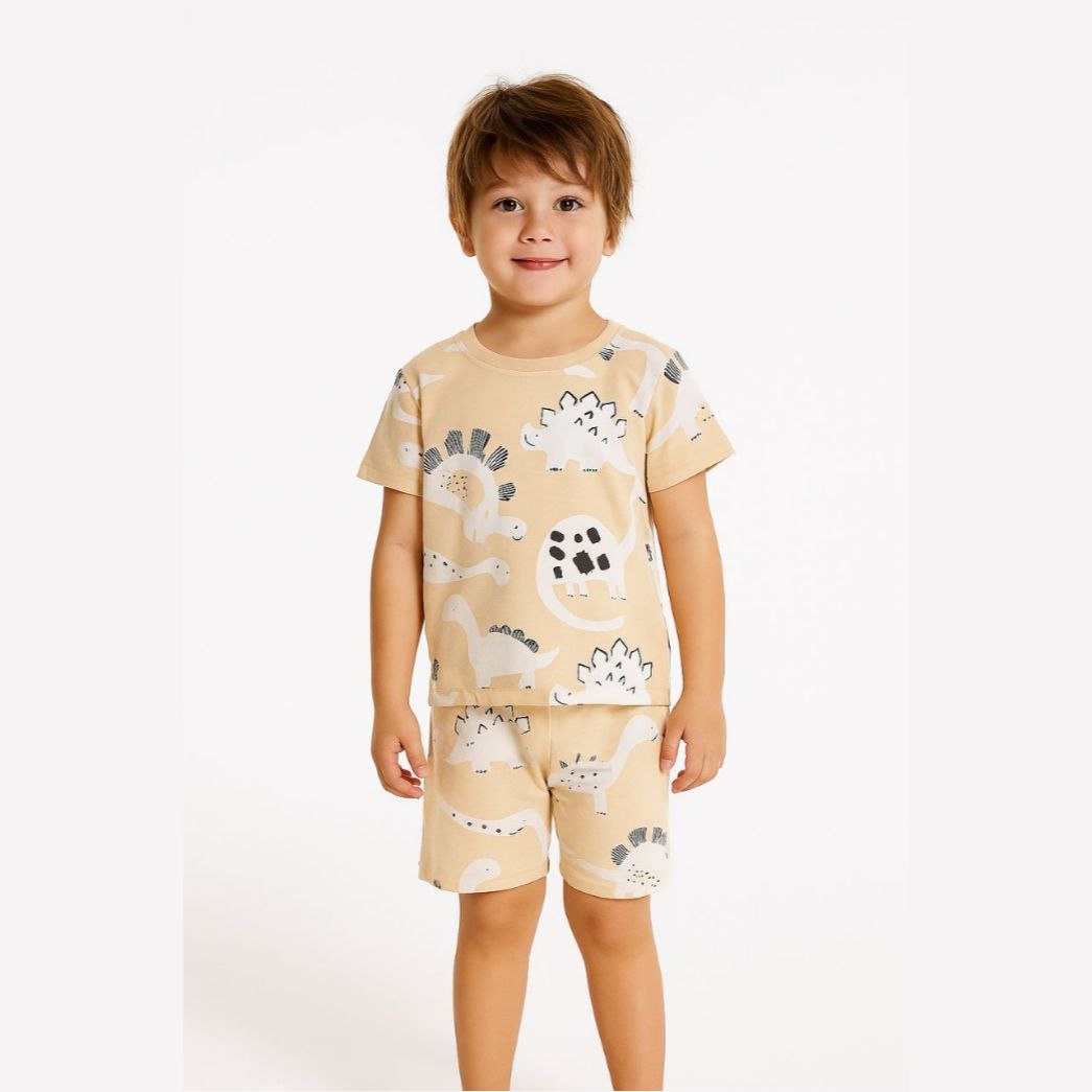 Pijama Animals For Boys Cotton 100% Size 1-8y