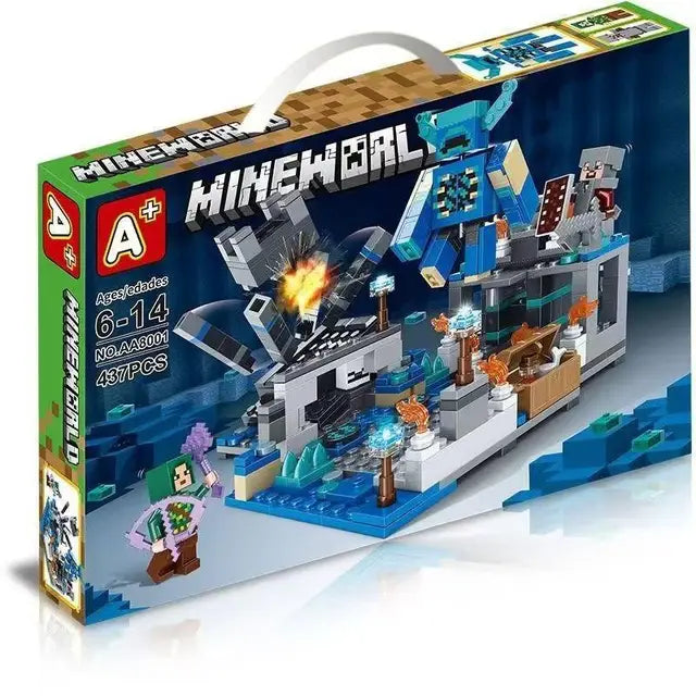 Minecraft Deep Dark Battle Building Blocks Set – 437 Pieces