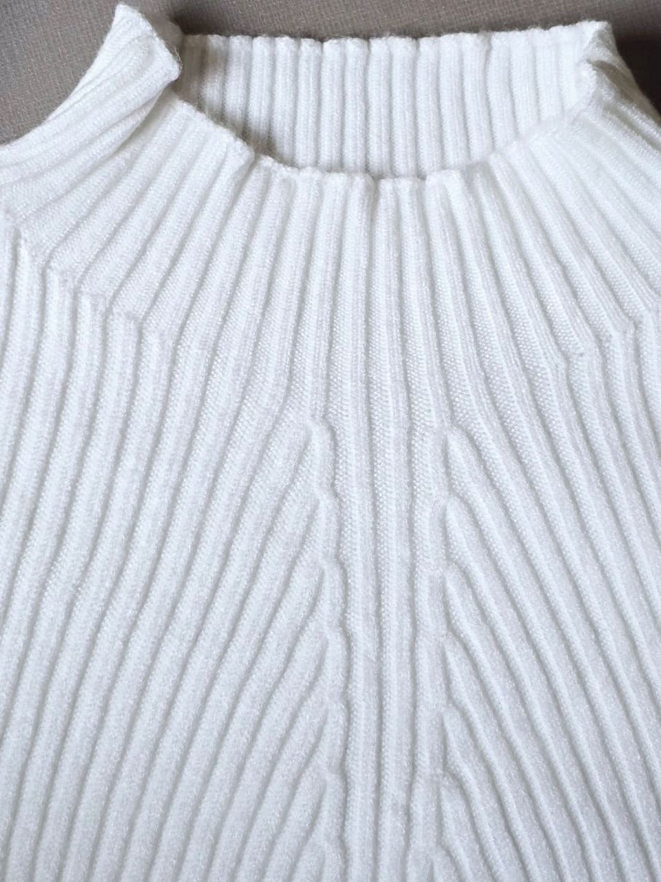 Off White Top Long Sleeve For Girls Size 7-16y