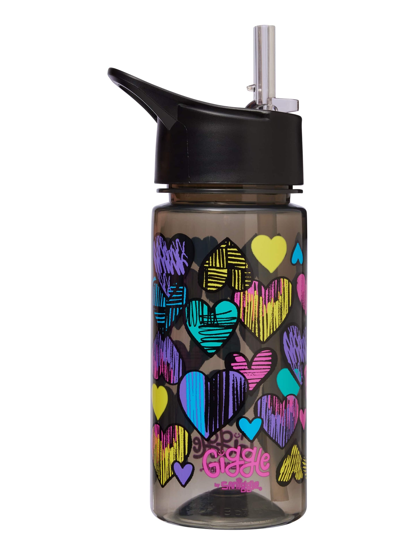 Smiggle Water Bottle - Hearts | 440ml