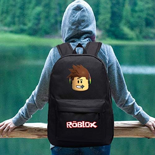 Roblox Gamer Backpack – Black & Galaxy Design | 40 cm