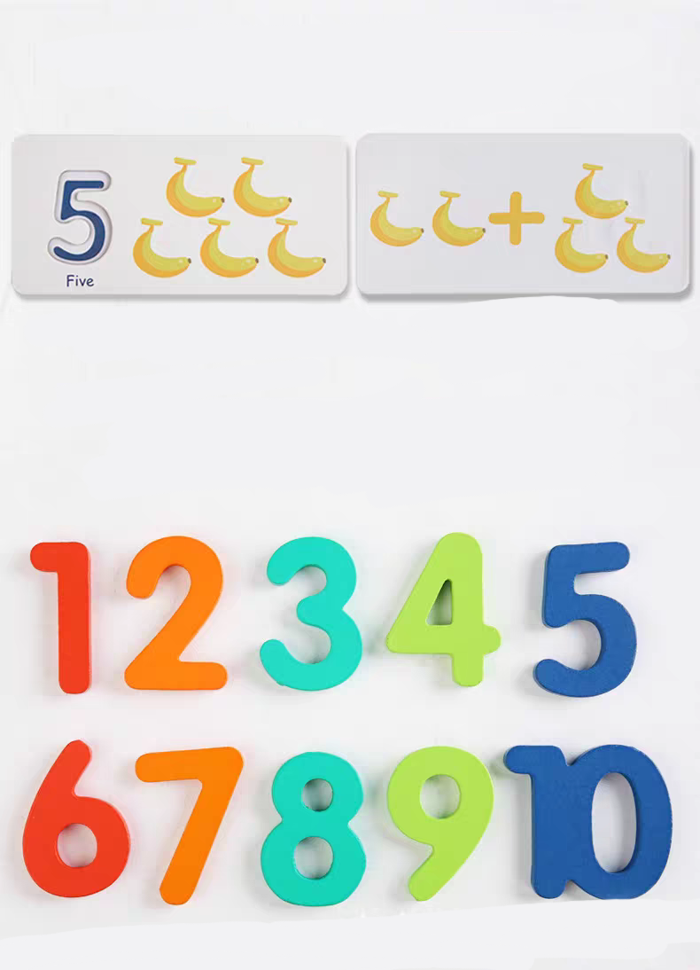 Spelling Numbers And Words | Card Educational Game | 3+
