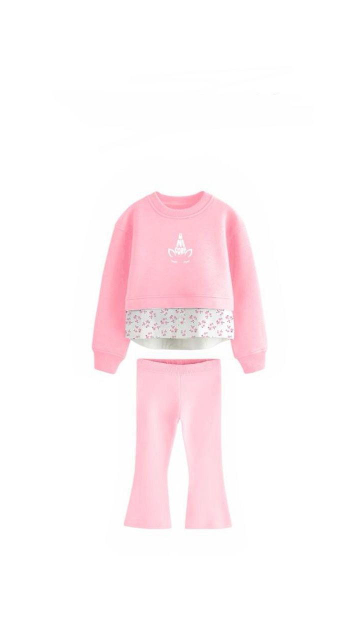 Outfit Cotton Unicorn Design Set Of 2 Pcs Size 2-8y