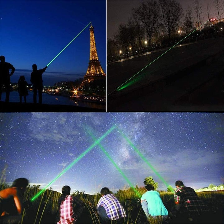 Green Laser Pointer – Rechargeable Battery & Safety Lock | Age 8+