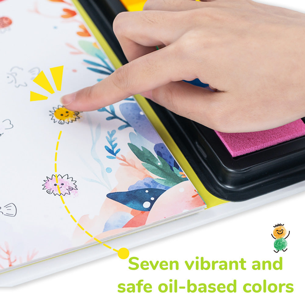 Finger Painting Activity Book | 30+ Scenes | 3+
