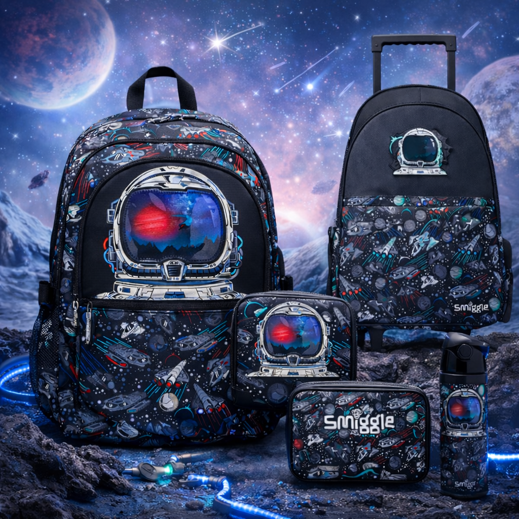 Smiggle Black Space | Astronaut | Build Your Own Set