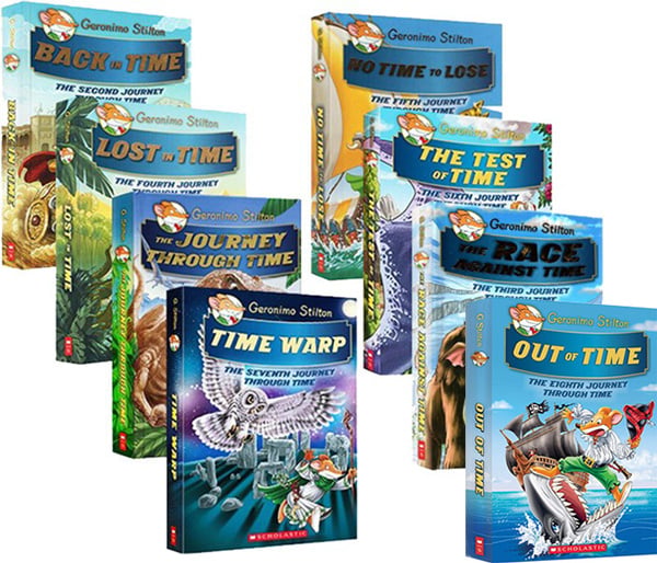 The Journey Through Time Geronimo Stilton - 8 Books Set | Hard Cover | 7+