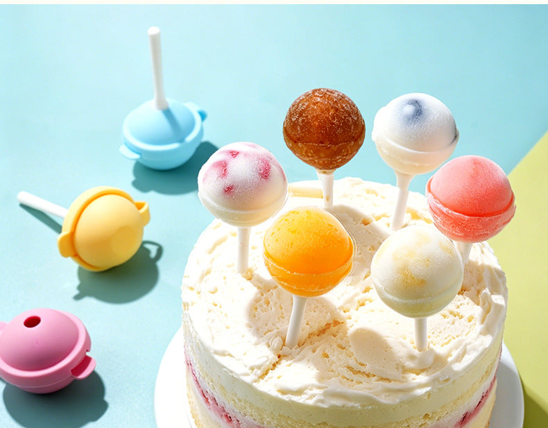 Ice Lollipop Mold Silicone Set - Icecream Pop