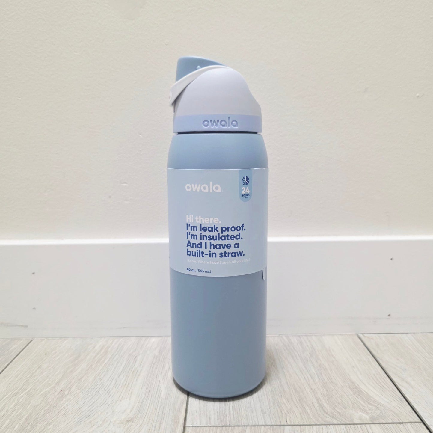 Owala Bottle - Stainless Steel | Free Sip | Leak-proof | Sea Salt 710-950ml