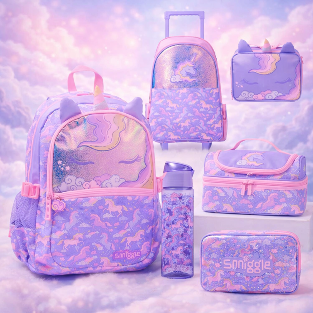 Smiggle Purple Unicorn | Build Your Own Set