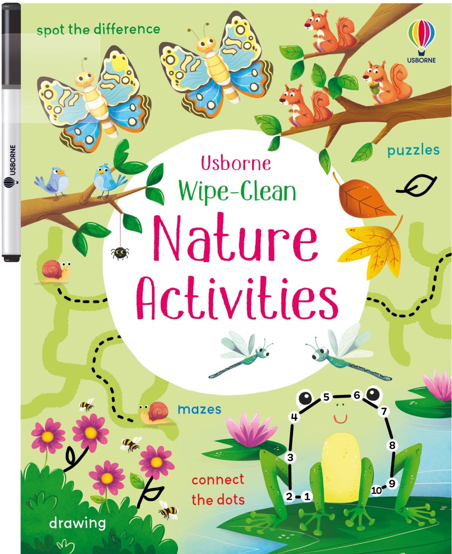 Usborne Wipe-Clean Books For Kids | Soft Cover | 3+
