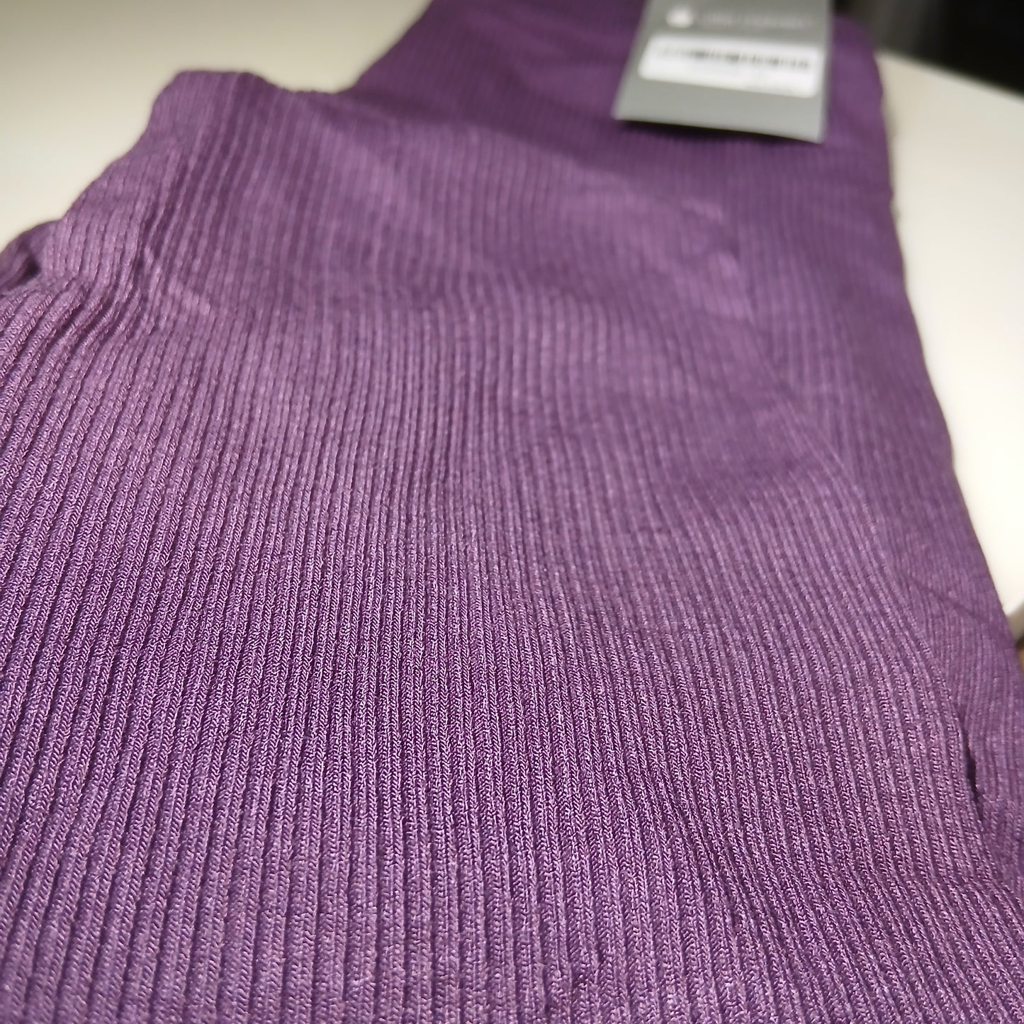 Legging Ribbed Purple For Girls Brand Little Maven Size 4y