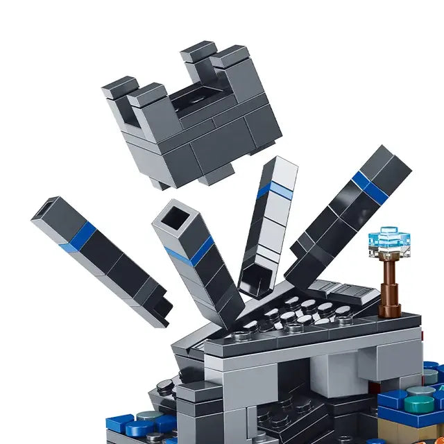 Minecraft Deep Dark Battle Building Blocks Set – 437 Pieces